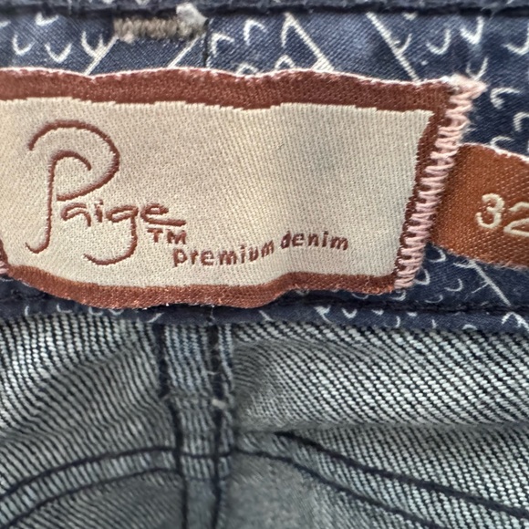 Women’s Paige Canon Wide Leg Dark Wash Jeans - Picture 4 of 5